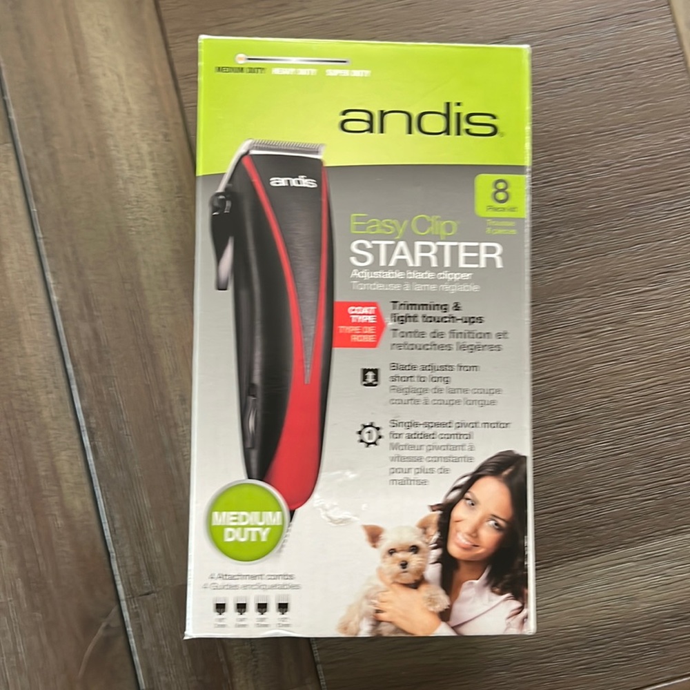 Andis dog clippers used once